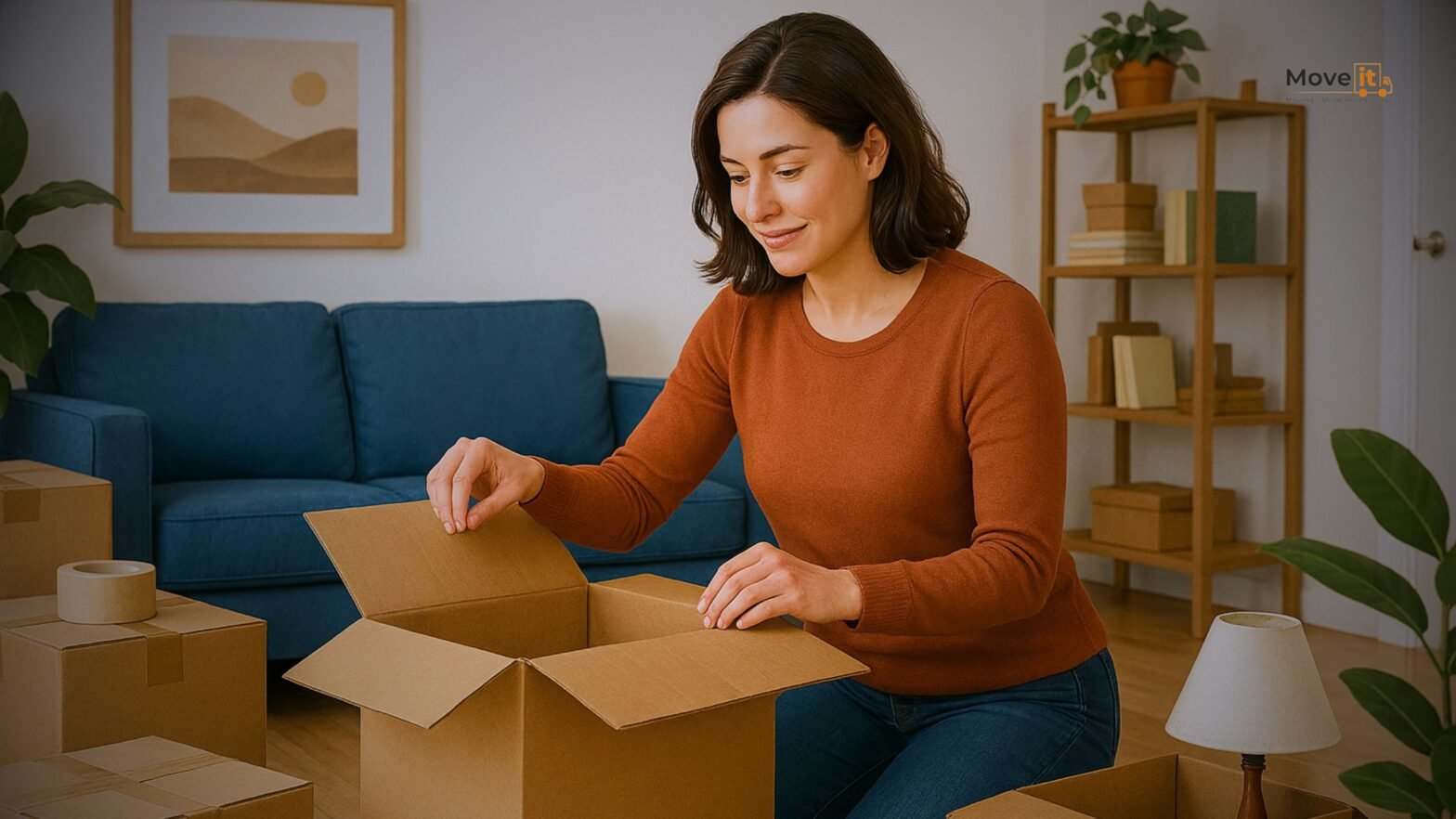 unpacking after a move